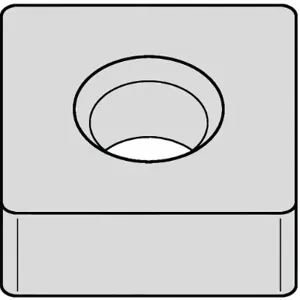 WIDIA SNMA542 WK20CT Square Turning Insert, 5/8 Inch Inscribed Circle, Neutral, 1/32 Inch Corner Radius | CV3LHB 274ED0