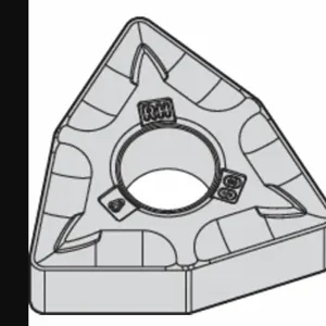 WIDIA WNMG433RH WM25CT Turning Insert, 1/2 Inch Inscribed Circle, Neutral, 3/16 Inch Thick, Rh Chip-Breaker | CV3MHW 433V70