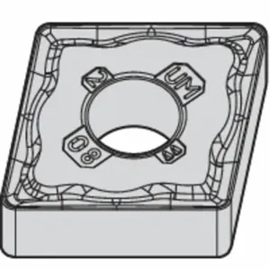 WIDIA CNMG432UM Diamond Turning Insert, Cnmg Insert, Neutral, 3/16 Inch Thick, 1/32 Inch Corner Radius | CV3JPU 433V10