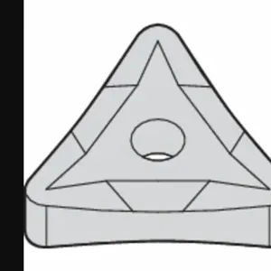 WIDIA TNMP331 WS10PT Triangle Turning Insert, 3/8 Inch Inscribed Circle, Neutral | CV3LRE 433V31