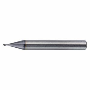 WIDIA 423034-000010 Ball End Mill, Carbide, 1 mm Milling Dia, 2 mm Length Of Cut, 38 mm Overall Length | CV2CFB 430C16