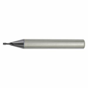 WIDIA 463300800RT Square End Mill, Center Cutting, 4 Flutes, 0.80 mm Milling Dia, 1.50 mm Length Of Cut | CV3ALC 48KV40