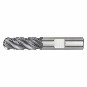 WIDIA 4V0019007XW Ball End Mill, 3/4 Inch Milling Dia, 1 1/2 Inch Length Of Cut, 4 Inch Overall Length | CV2BVB 48HZ24