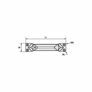 WIDIA WMTS800M8P03PH Parting And Grooving Insert, 8 Insert Size, 8 Seat Size, 8.00 mm Max. Grooving Width | CR7GDE 274EV2