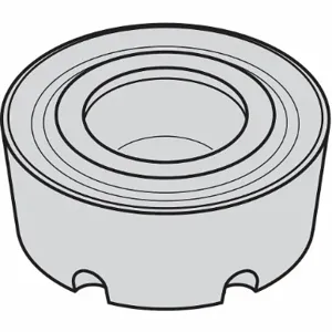 WIDIA RCMT1606M0TX Round Milling Insert, 5/8 Inch Inscribed Circle, 0.2500 Inch Thick, Chip-Breaker, Pvd | CV2TED 444U04