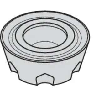 WIDIA RDMT1204M0TX Round Milling Insert, 0.4724 Inch Inscribed Circle, 0.1875 Inch Thick, Chip-Breaker | CV2TCJ 444U01