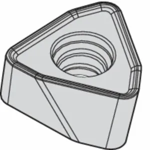 WIDIA WOEJ080412SRMH Trigon Milling Insert, 0.3069 Inch Inscribed Circle, 1.22 mm Corner Radius | CV2TVD 444W60