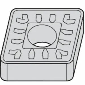 WIDIA CNMM646SR Diamond Turning Insert, Cn mm Insert, Neutral, 1/4 Inch Thick, 3/32 Inch Corner Radius | CV3JVY 433Y40