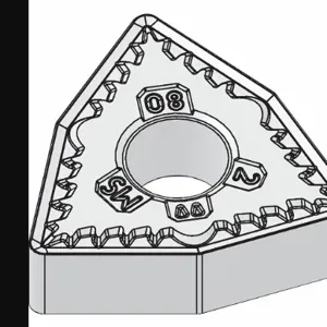 WIDIA WNMG431MS WS10PT Turning Insert, 1/2 Inch Inscribed Circle, Neutral, 3/16 Inch Thick, Ms Chip-Breaker | CV3MHH 433Z71