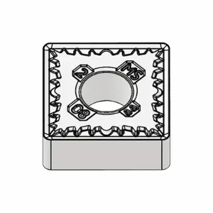 WIDIA SNMG434MS WS10PT Square Turning Insert, 1/2 Inch Inscribed Circle, Neutral, 1/16 Inch Corner Radius | CV3MQY 274LC8