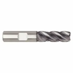 WIDIA 4V0513015ST Square End Mill, Center Cutting, 4 Flutes, 1/2 Inch Milling Dia, 1 1/4 Inch Length Of Cut | CV3AML 287RN4