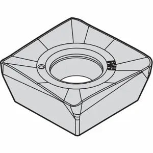 WIDIA SDMX543RMH Square Milling Insert, 5/8 Inch Inscribed Circle, 3/64 Inch Corner Radius | CV2TKU 444W55