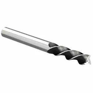 WIDIA 3A19E2501ARQT UNCOATED Corner Radius End Mill, 3 Flutes, 100 Inch Milling Dia, 3.2500 Inch Length Of Cut | CV2FGL 785VK7