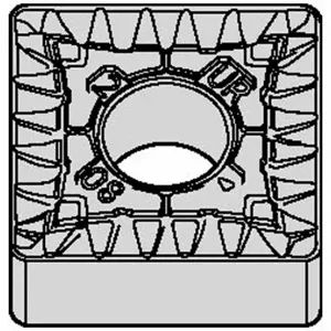WIDIA SNMG432UR WU10PT Insert, 0.500 Inch Inscribed Circle, Carbide, Neutral, 0.031 Inch Corner Radius | CV2QAB 796M24