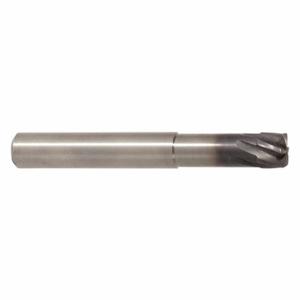 WIDIA 70NS10004 Ball End Mill, 6 Flutes, 10 mm Milling Dia, 0.53 mm Length Of Cut, 89 mm Overall Length | CV2CBC 287NX7