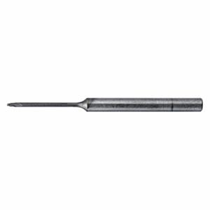 WIDIA 7N2100801RT Ball End Mill, Carbide, 0.8 mm Milling Dia, 1.3 mm Length Of Cut, 63 mm Overall Length | CV2CEX 48LH06