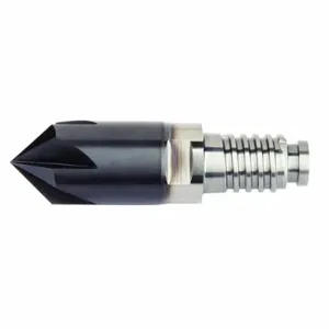 WIDIA 80C613NDL12 Chamfer End Mill Head, 5 Flutes, Carbide, AlTiN Finish, 1 1/8 Inch Length of Cut | CV2LVE 274KH1