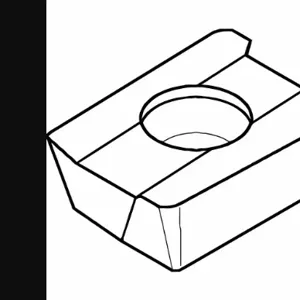 WIDIA RNM42S0820 Diamond Turning Insert, 0.5000 Inch Inscribed Circle, Neutral, Non-Coolant Through | CV3HTR 274AG0