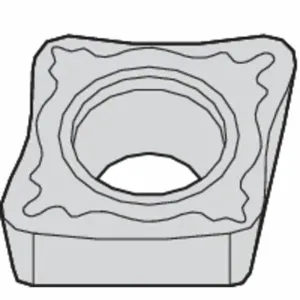 WIDIA CCMT43141 Diamond Turning Insert, Neutral, 0.5000 Inch Inscribed Circle | CV3KNT 433A71