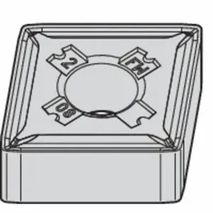 WIDIA CNMG432FW Diamond Turning Insert, Cnmg Insert, Neutral, 3/16 Inch Thick, 1/32 Inch Corner Radius | CV3JRK 433V71