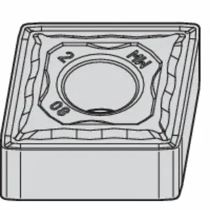 WIDIA CNMG432MW Diamond Turning Insert, Cnmg Insert, Neutral, 3/16 Inch Thick, 1/32 Inch Corner Radius | CV3JQW 433V74