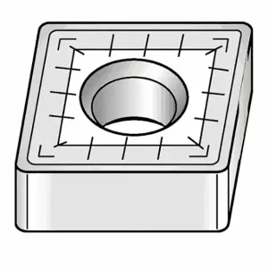 WIDIA CNMM6448 Diamond Turning Insert, Cn mm Insert, Neutral, 1/4 Inch Thick, 1/16 Inch Corner Radius | CV3MPY 273PL1