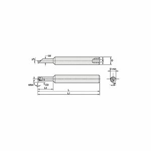 WIDIA GSPI375625155L Indexable Boring Bar, 7 Degree Insert Clearance Angle | CV2LVX 287CE7