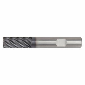 WIDIA D51716006W Square End Mill, Center Cutting, 6 Flutes, 16 mm Milling Dia, 32 mm Length Of Cut | CV3BKW 48LM83