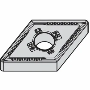 WIDIA DNMG331ML Diamond Turning Insert, Dnmg Insert, Neutral, 3/16 Inch Thick, 1/64 Inch Corner Radius | CV3KJY 433P51