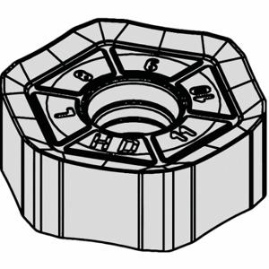 WIDIA HNPJ53511ANSNHD Hexagon Milling Insert, 5/8 Inch Inscribed Circle, 0.1709 Inch Corner Radius | CV2PWW 273YC4