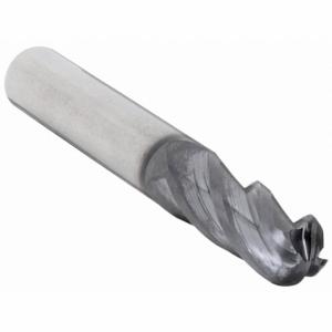 WIDIA I4B0156T056L Ball End Mill, 4 Flutes, 5/32 Inch Milling Dia, 2 Inch Overall Length | CV2BYB 48HA89