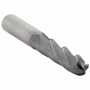 WIDIA I4B0625T075S Ball End Mill, 4 Flutes, 5/8 Inch Milling Dia, 3 Inch Overall Length | CV2BYE 48HC23