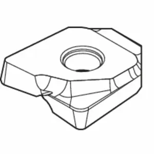 WIDIA M270TF12R2 Milling Insert, 12.00 mm Inscribed Circle, 2.01 mm Corner Radius | CV2WXQ 444T56