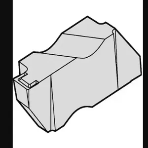 WIDIA NG2M195RK Parting And Grooving Insert, 2 Insert Size, Right Hand, 2 Seat Size, K Chip-Breaker | CR6ACY 273VR0