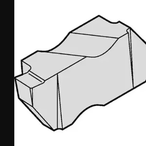 WIDIA NGP3M250L Parting And Grooving Insert, Left Hand, 3 Seat Size, 2.50 mm Max. Grooving Width | CR6QVA 273VY5