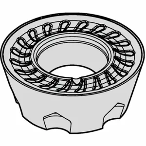 WIDIA RDPT1204M0SMMX Round Milling Insert, 0.4720 Inch Inscribed Circle, 0.1870 Inch Thick, Chip-Breaker | CV2TBA 274LJ8