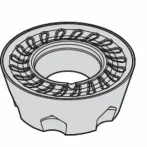 WIDIA RDPT1204M0SMMX Round Milling Insert, 0.4720 Inch Inscribed Circle, 0.1870 Inch Thick, Chip-Breaker | CV2TBB 444V74