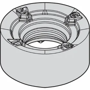 WIDIA RNGJ10T3M0EML Round Milling Insert, 0.3937 Inch Inscribed Circle, 0.1548 Inch Thick, Chip-Breaker | CV2TAQ 444Z56