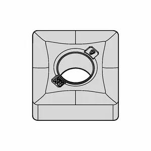 WIDIA SNMG644RH Square Turning Insert, 3/4 Inch Inscribed Circle, Neutral, 1/16 Inch Corner Radius | CV3LDW 274ED1