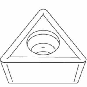 WIDIA TCMT2151 THM Triangle Turning Insert, 1/4 Inch Inscribed Circle, Neutral, 7.5 Degree Clearance Angle | CV3LPR 433C60