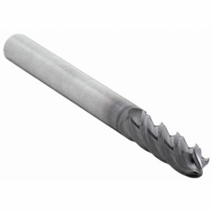 WIDIA TF4V0010004 Ball End Mill, 4 Flutes, 3/8 Inch Milling Dia, 2.5 Inch Overall Length | CV2BXP 48HZ31