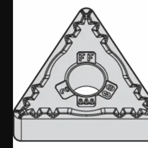 WIDIA TNMG331FF WK20CT Triangle Turning Insert, 3/8 Inch Inscribed Circle, Neutral, Ff Chip-Breaker | CV3LWE 433R43