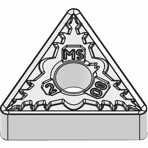 WIDIA TNMG331MS WS25PT Triangle Turning Insert, 3/8 Inch Inscribed Circle, Neutral, Ms Chip-Breaker | CV3LYC 433Z40