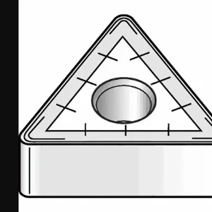 WIDIA TNMM5468 WP25CT Triangle Turning Insert, 5/8 Inch Inscribed Circle, Neutral, 8 Chip-Breaker | CV3MRB 274KM4