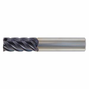 WIDIA TR4C4513005 Square End Mill, Center Cutting, 5 Flutes, 1/2 Inch Milling Dia, 5/8 Inch Length Of Cut | CV3BFD 48HV25