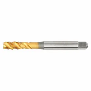 WIDIA VTSFT6511 Spiral Flute Tap, M3X0.5 Thread Size, 8 mm Thread Length, 56 mm Length, Right Hand | CV3EDE 53NG20