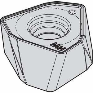 WIDIA WOEJ120712SRMH Trigon Milling Insert, 0.4720 Inch Inscribed Circle, 1.27 mm Corner Radius | CV2TME 444V99