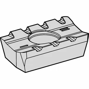 WIDIA XPHT160412MR Parallelogram Milling Insert, 1.20 mm Corner Radius | CV2TQM 273TT3