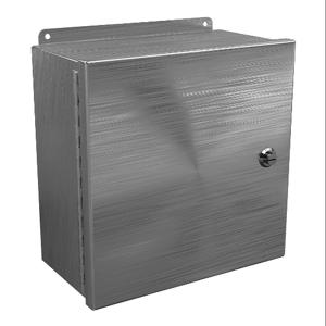 WIEGMANN BN4121206CHQTSSA Enclosure, 12 x 12 x 6 Inch Size, Wall Mount, 316L Stainless Steel | CV6PMQ