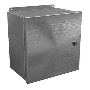 WIEGMANN BN4121208CHQTSSA Enclosure, 12 x 12 x 8 Inch Size, Wall Mount, 316L Stainless Steel | CV6PMV